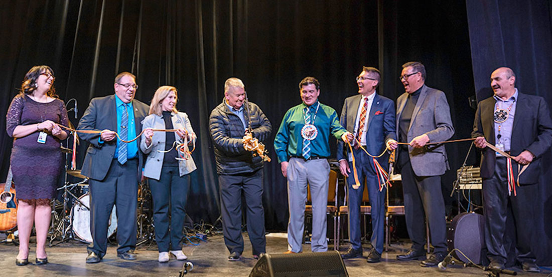 Ribbon cutting at Gold Horse Casino in Lloydminster